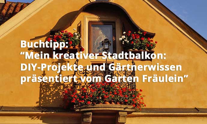 Balkon mit Blumen